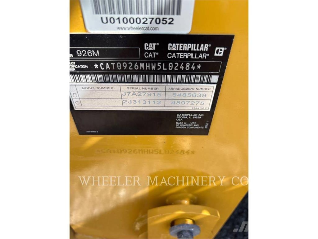 CAT 926M QC 3V Radlader