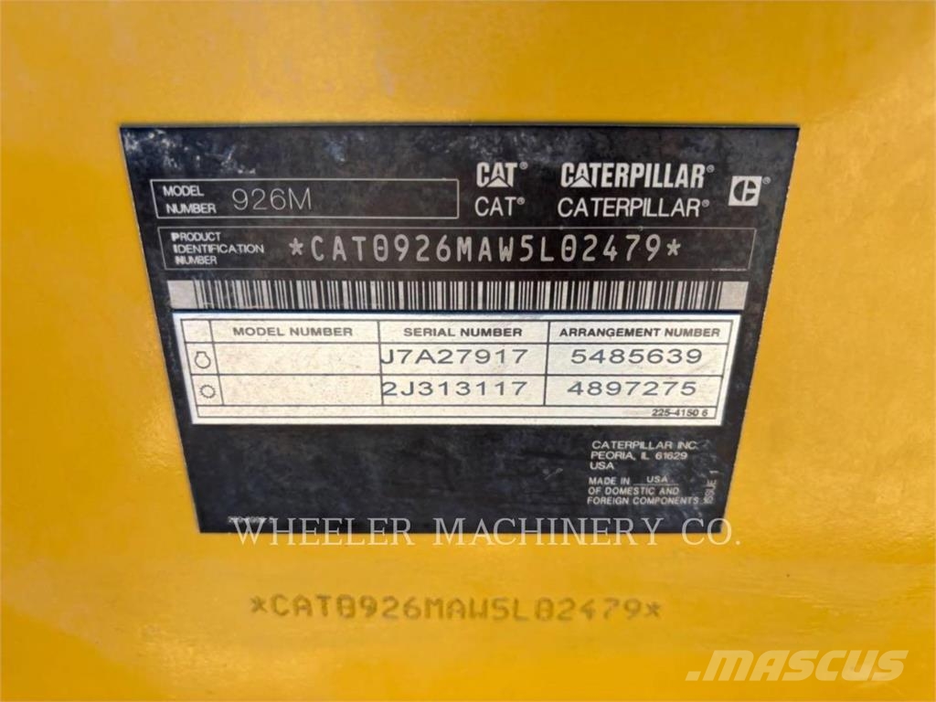 CAT 926M QC 3V Wheel loaders
