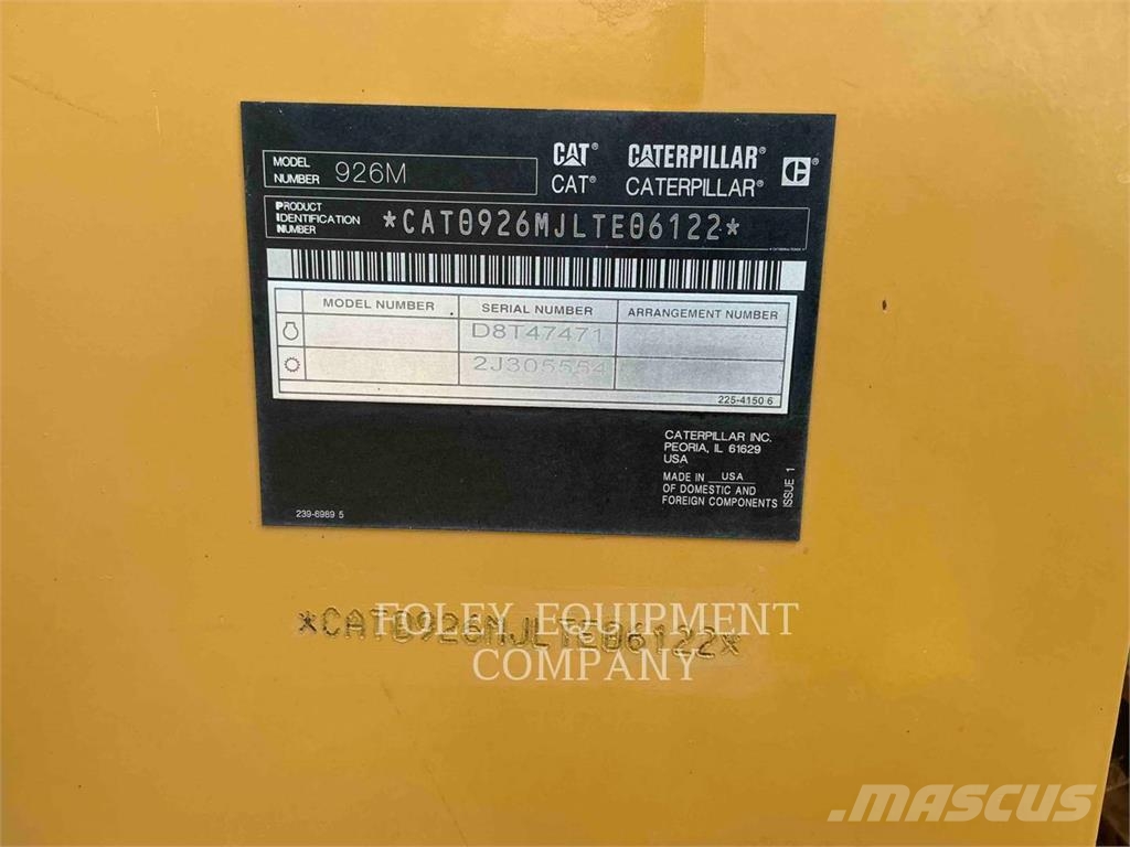 CAT 926MHL Φορτωτές με λάστιχα (Τροχοφόροι)