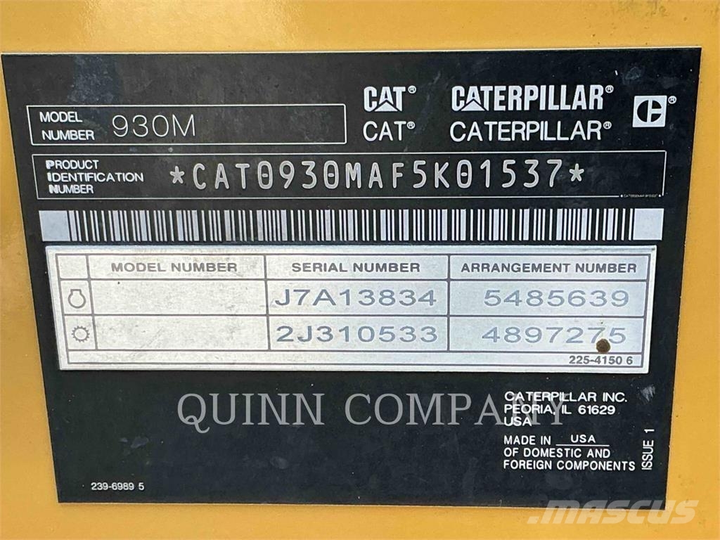 CAT 930M Φορτωτές με λάστιχα (Τροχοφόροι)