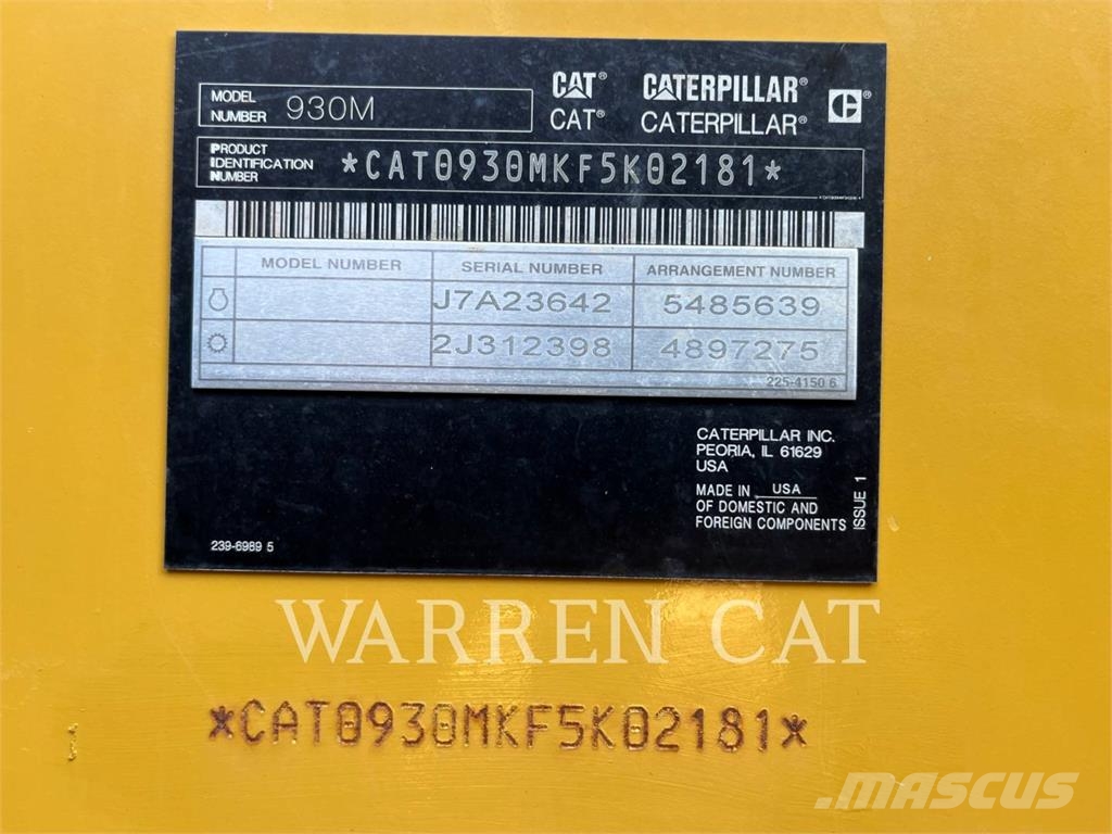 CAT 930M Kolesni nakladalci