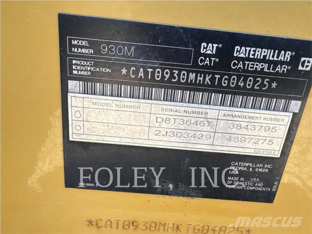 CAT 930M Φορτωτές με λάστιχα (Τροχοφόροι)