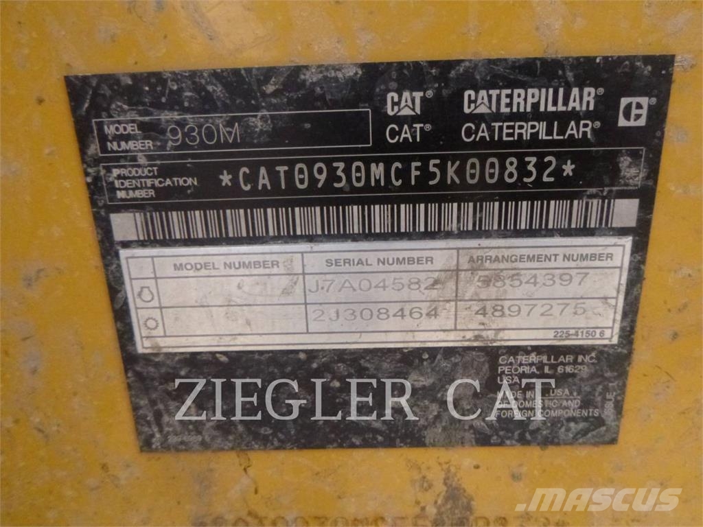CAT 930M Læssemaskiner på hjul