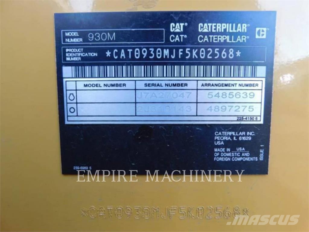 CAT 930M FC Iekrāvēji uz riteņiem