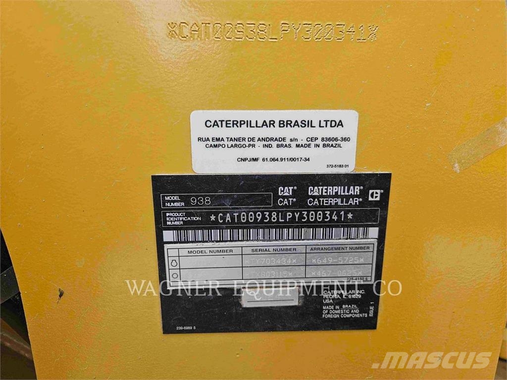 CAT 938 Wielladers