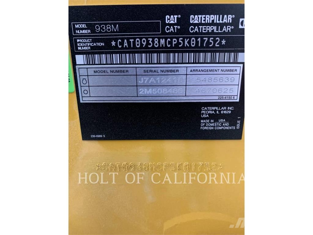 CAT 938 Wheel loaders