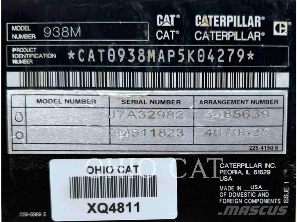 CAT 938 Wheel loaders
