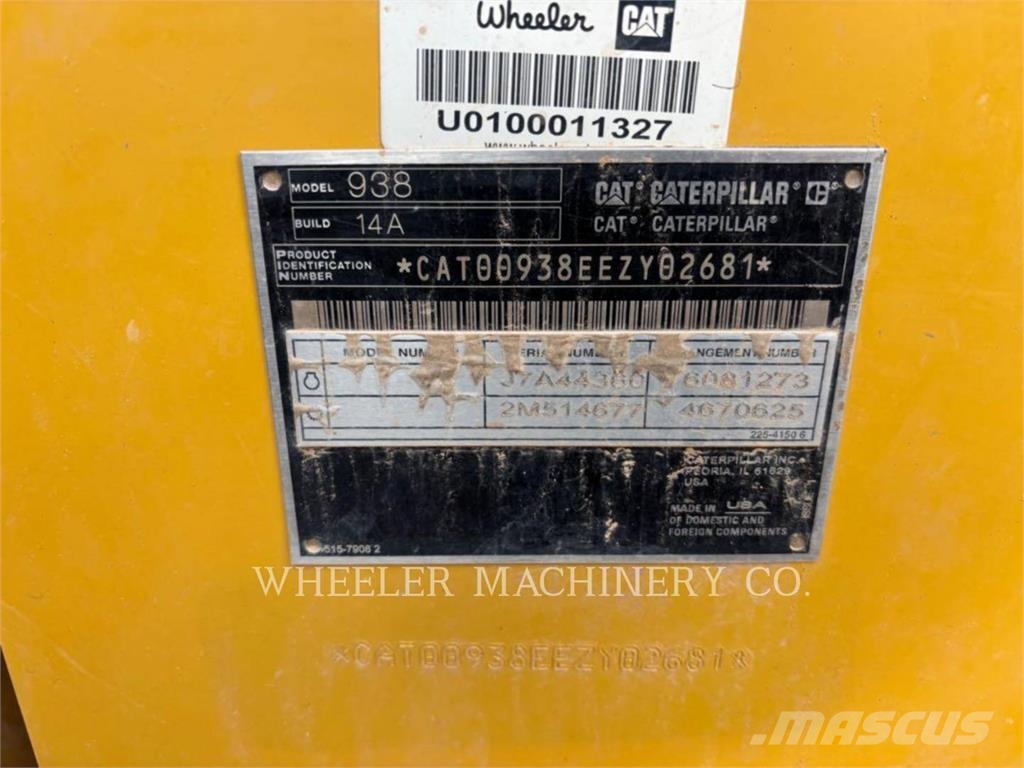 CAT 938 QC Naudoti ratiniai krautuvai