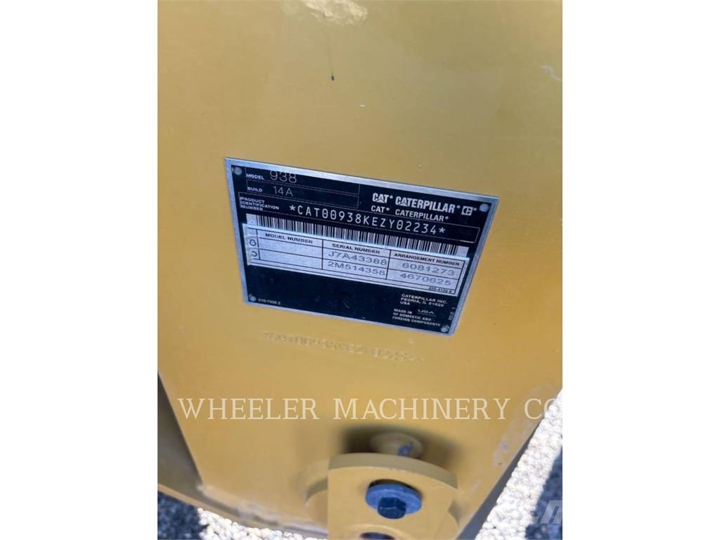 CAT 938 QC 3V Naudoti ratiniai krautuvai