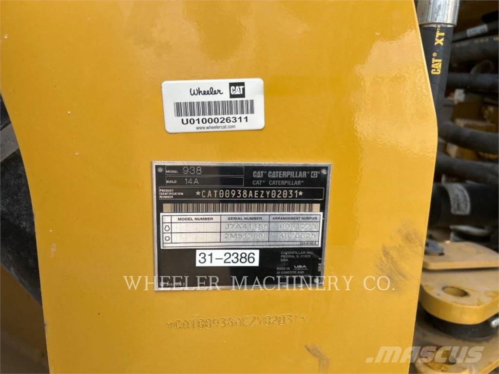 CAT 938 QC 4V Naudoti ratiniai krautuvai