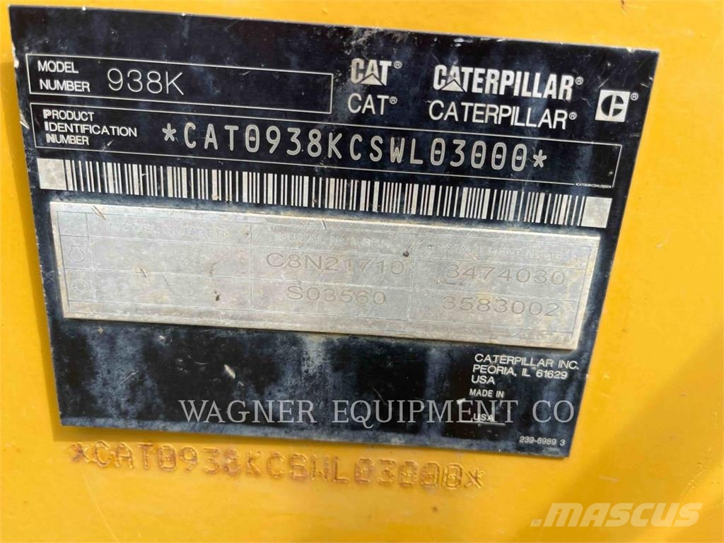 CAT 938K Chargeuse sur pneus