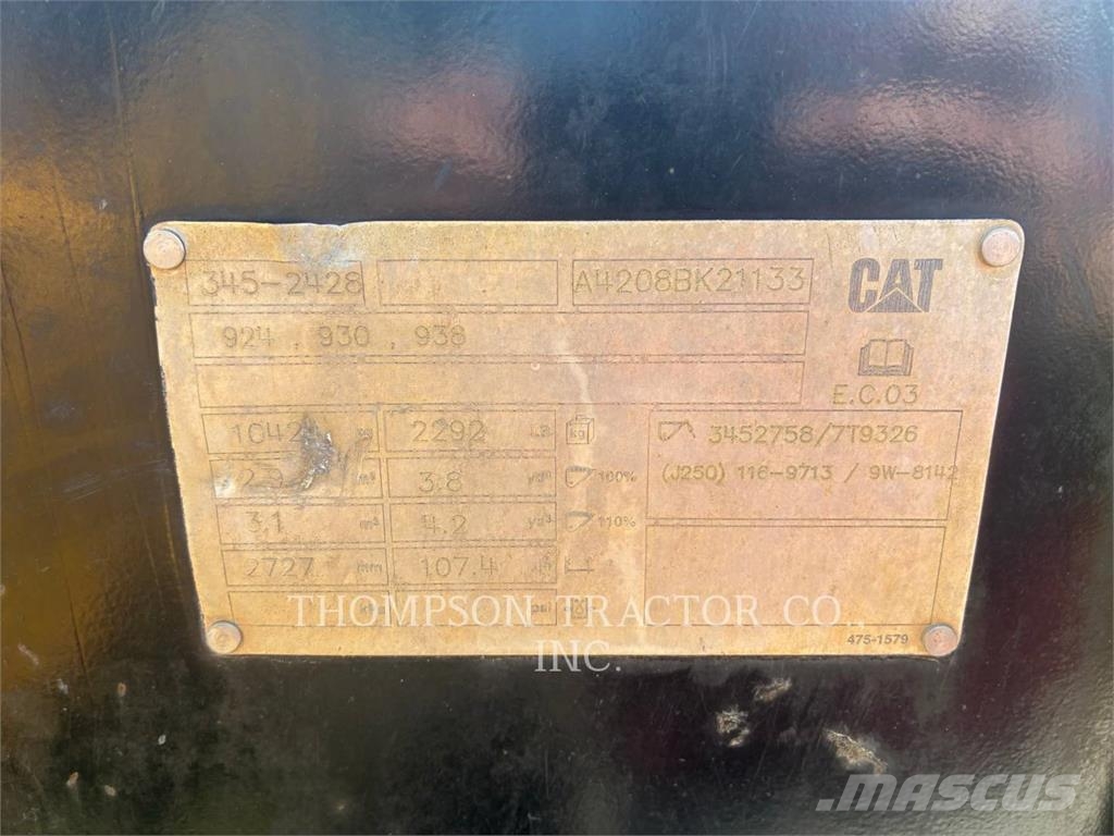 CAT 938M Φορτωτές με λάστιχα (Τροχοφόροι)