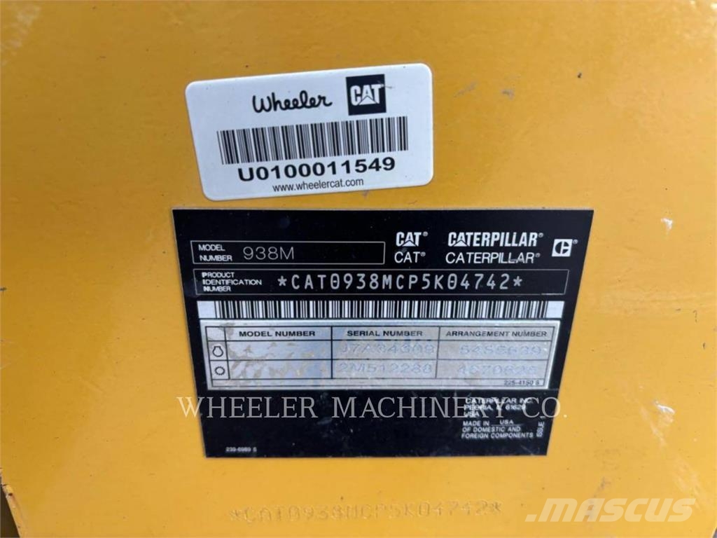 CAT 938M QC 3V Naudoti ratiniai krautuvai