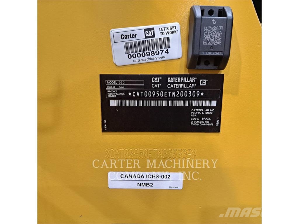 CAT 950-14 Φορτωτές με λάστιχα (Τροχοφόροι)