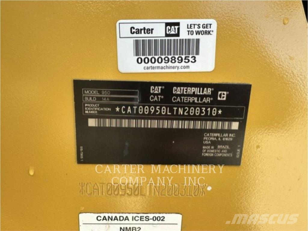 CAT 950-14 Φορτωτές με λάστιχα (Τροχοφόροι)