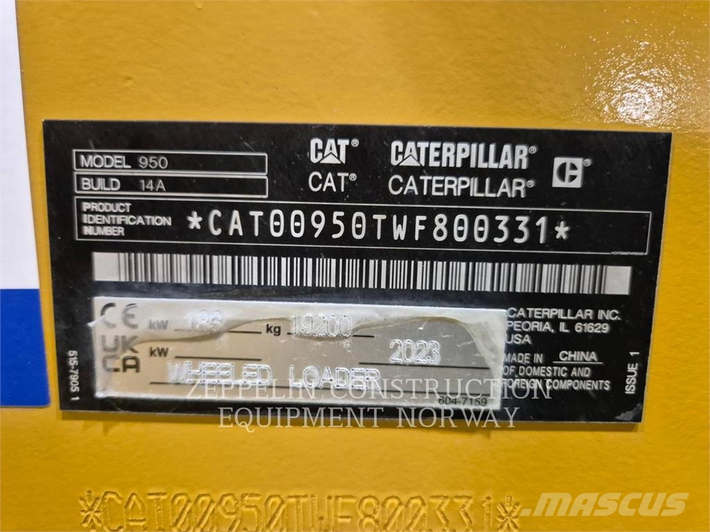 CAT 950-14 Wheel loaders
