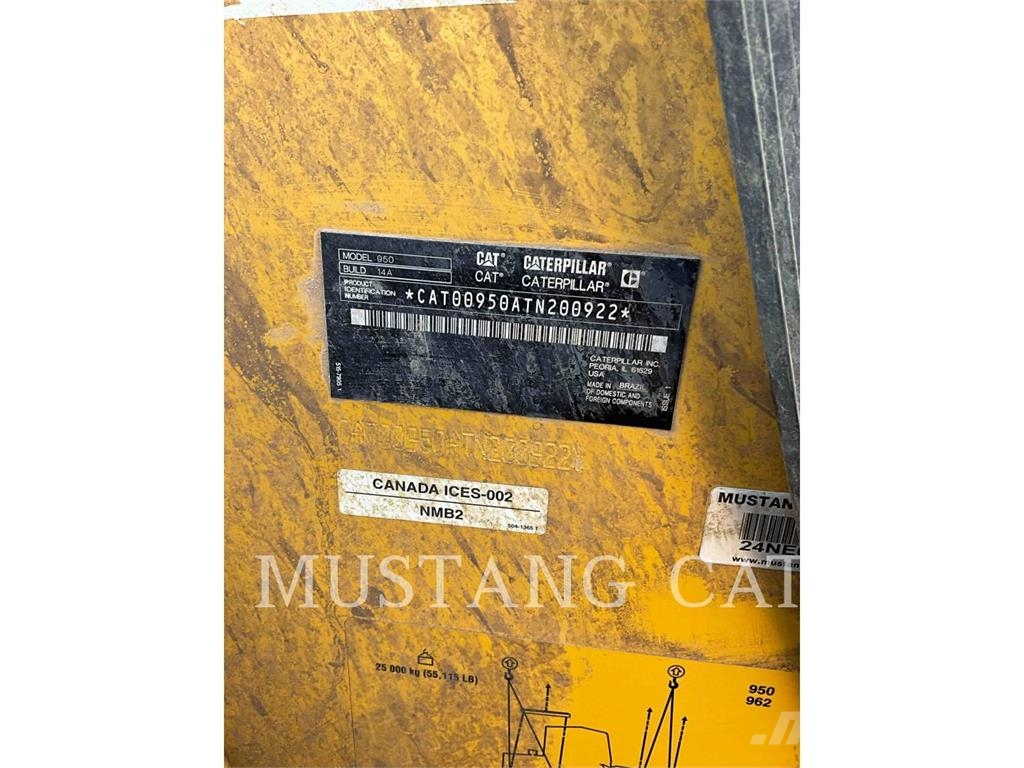 CAT 950-142VQC Φορτωτές με λάστιχα (Τροχοφόροι)
