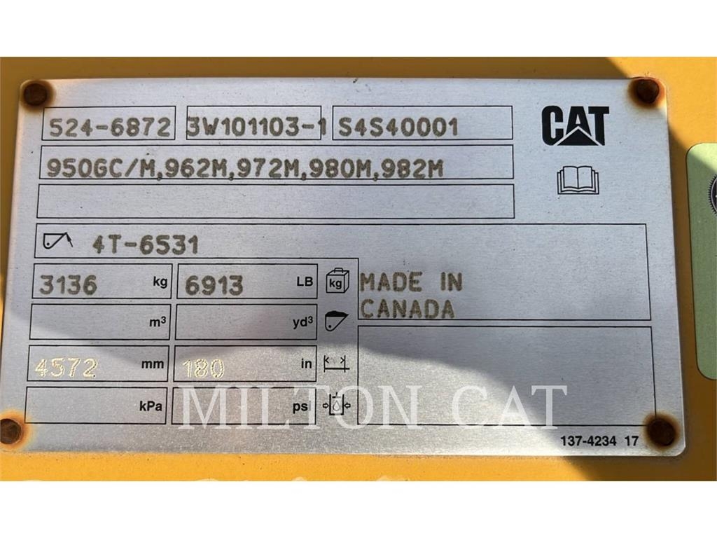 CAT 950/962 15 SNOW PUSHER, FUSION, STEEL EDGE قاذفات الجليد