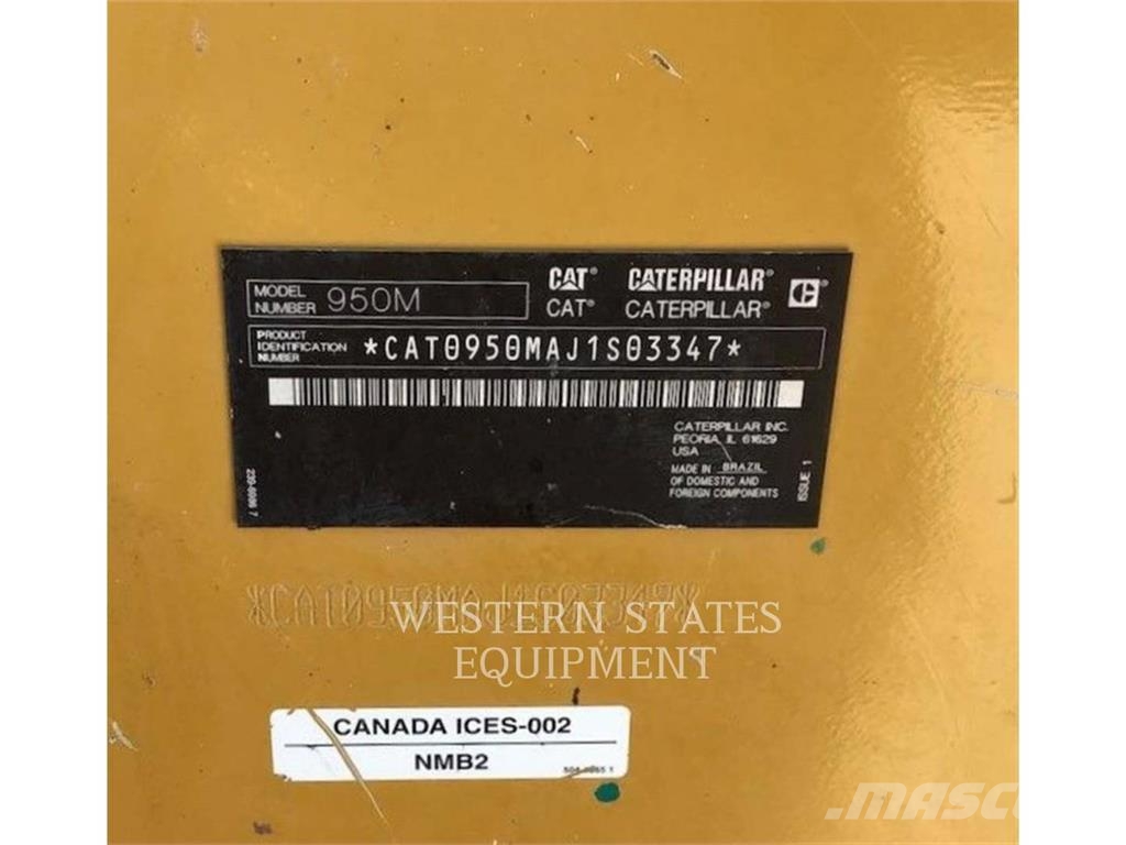 CAT 950M Cargadoras sobre ruedas