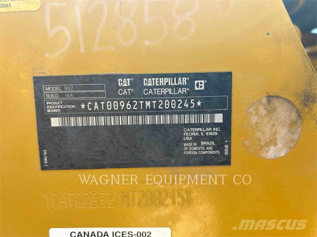 CAT 962 휠로우더