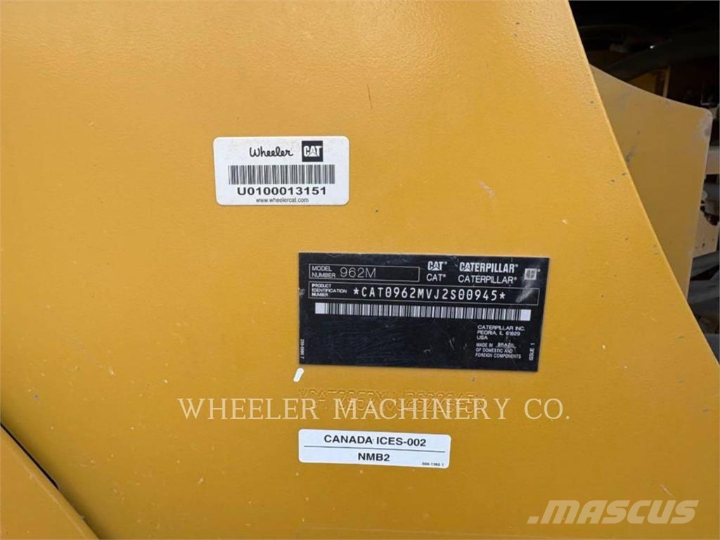 CAT 962M QC 3V Naudoti ratiniai krautuvai
