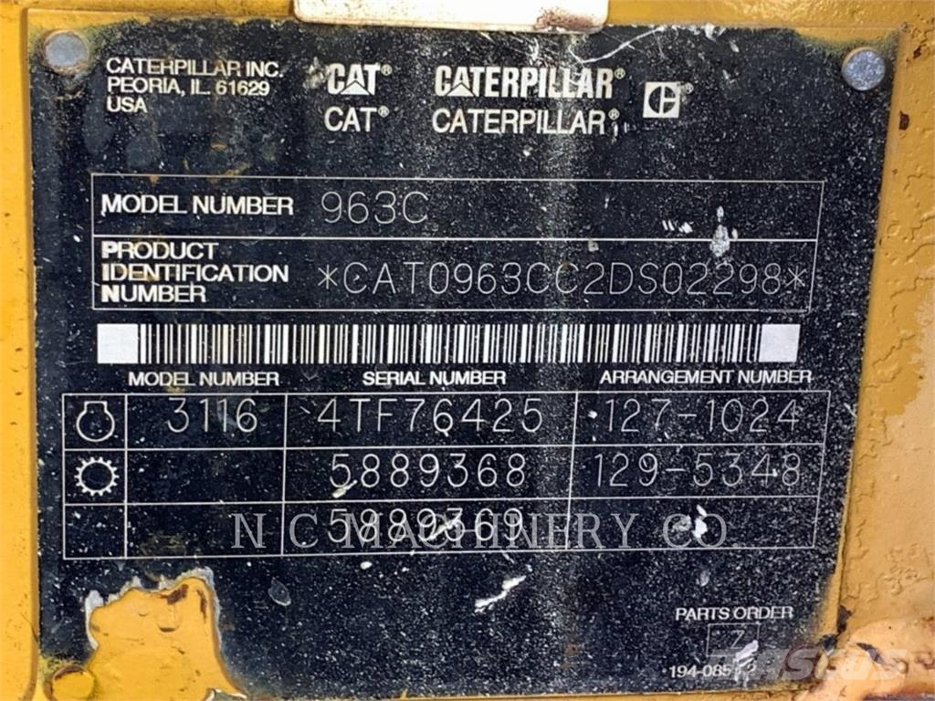 CAT 963 Dozer cingolati