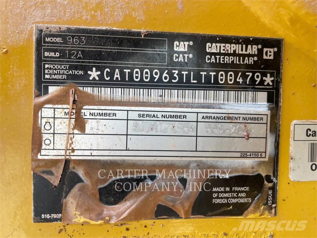 CAT 963-12 Crawler loaders