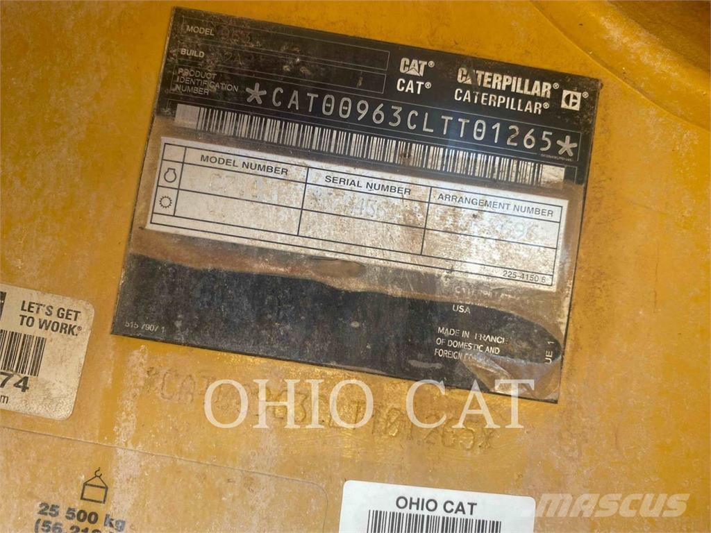 CAT 963-12 Φορτωτές με ερπύστριες