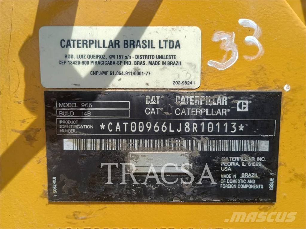 CAT 966 Kolesni nakladalci