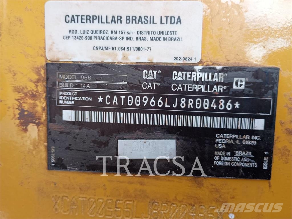 CAT 966 Pás carregadoras de rodas