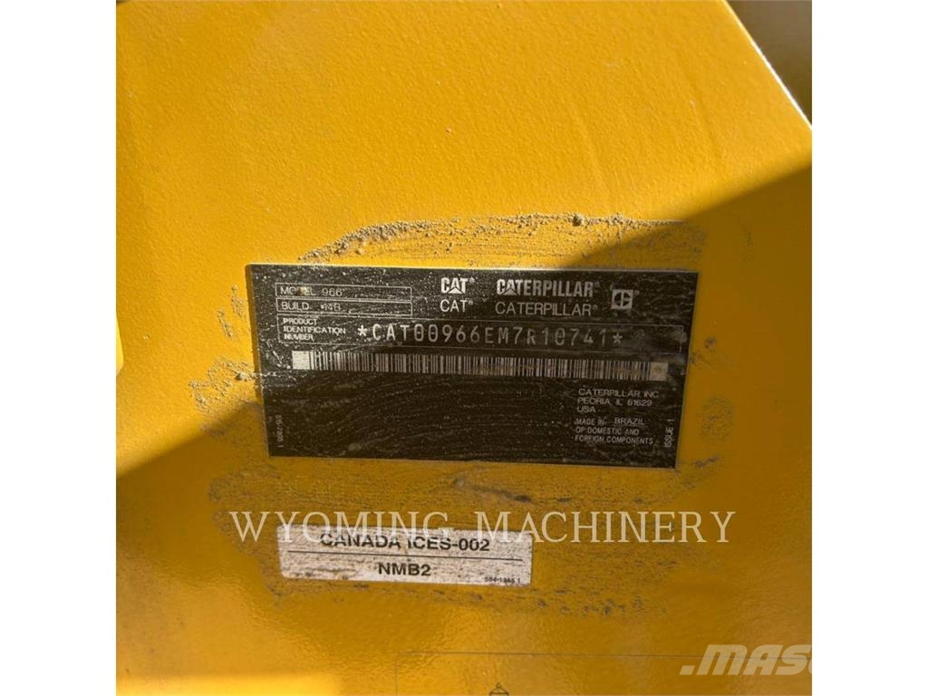 CAT 966 Chargeuse sur pneus
