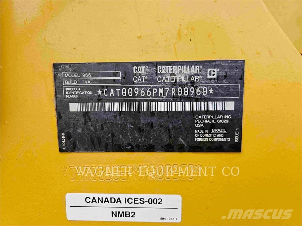 CAT 96614 Kolesni nakladalci