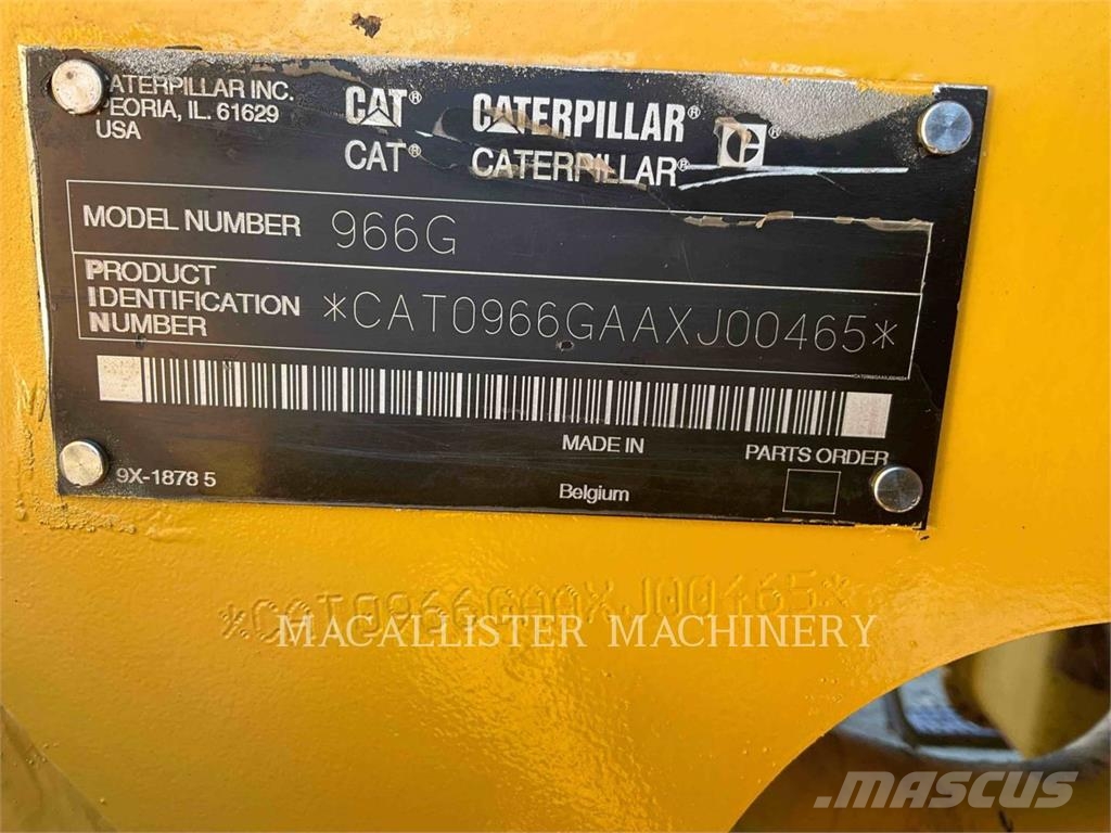CAT 966G Cargadoras sobre ruedas