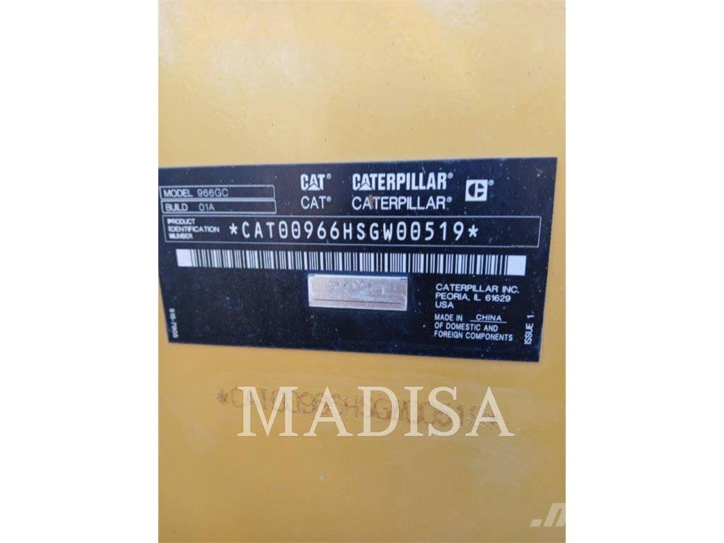 CAT 966GC Φορτωτές με λάστιχα (Τροχοφόροι)