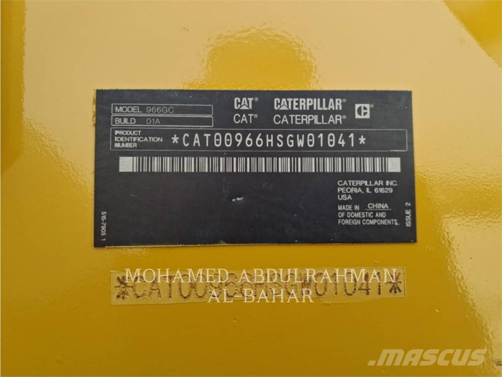 CAT 966GC Tekerlekli yükleyiciler