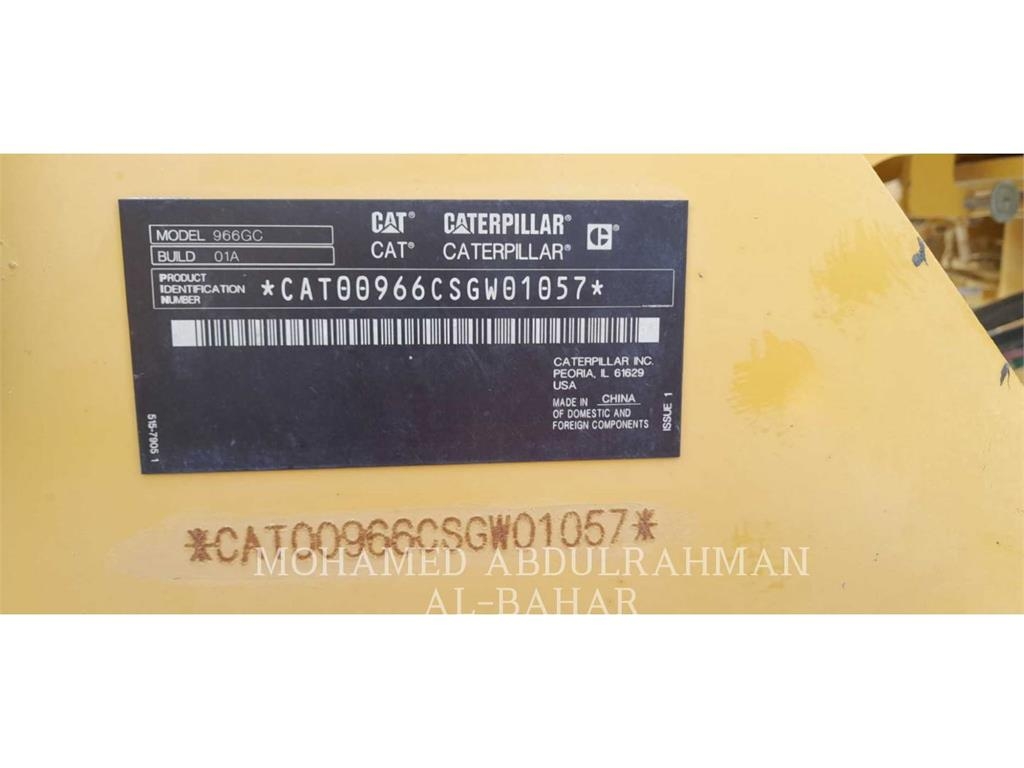 CAT 966GC 輪胎式裝載機