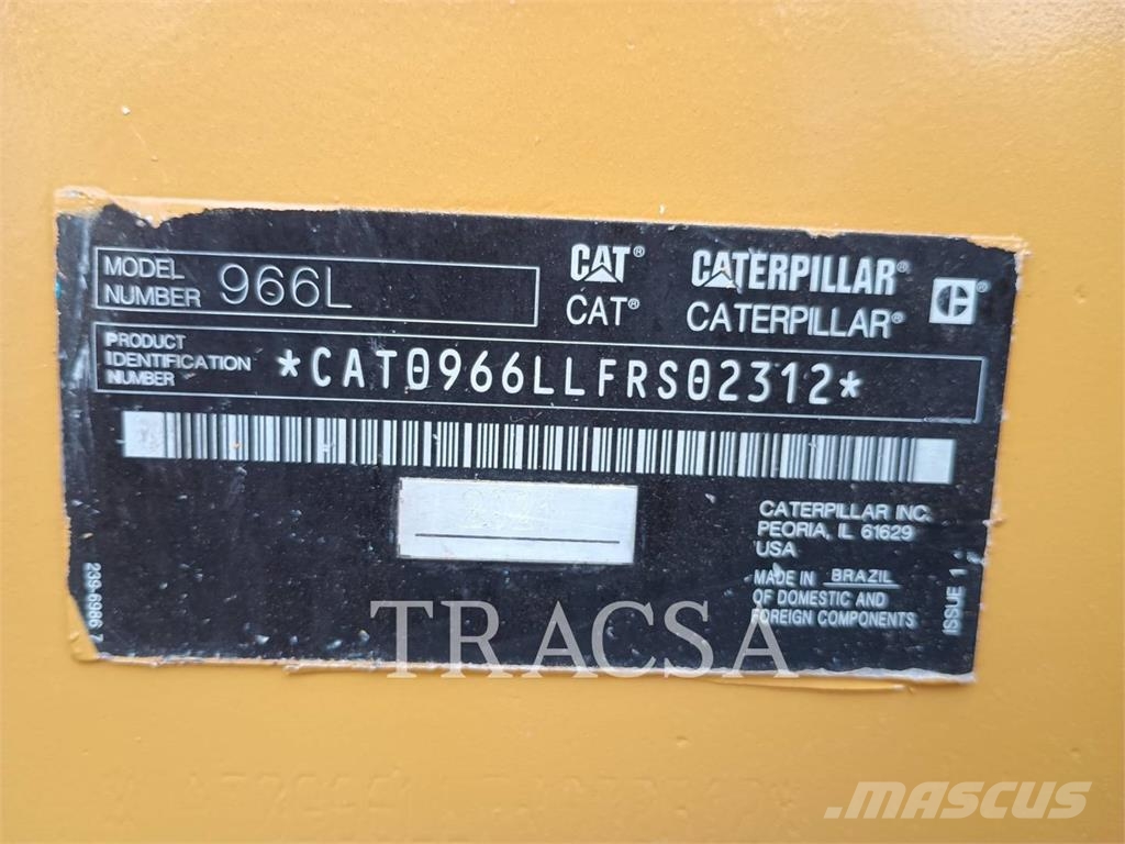 CAT 966L Wielladers