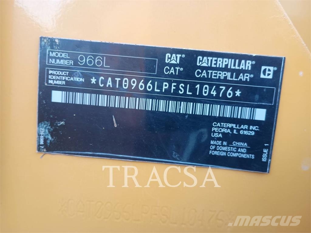CAT 966L Cargadoras sobre ruedas