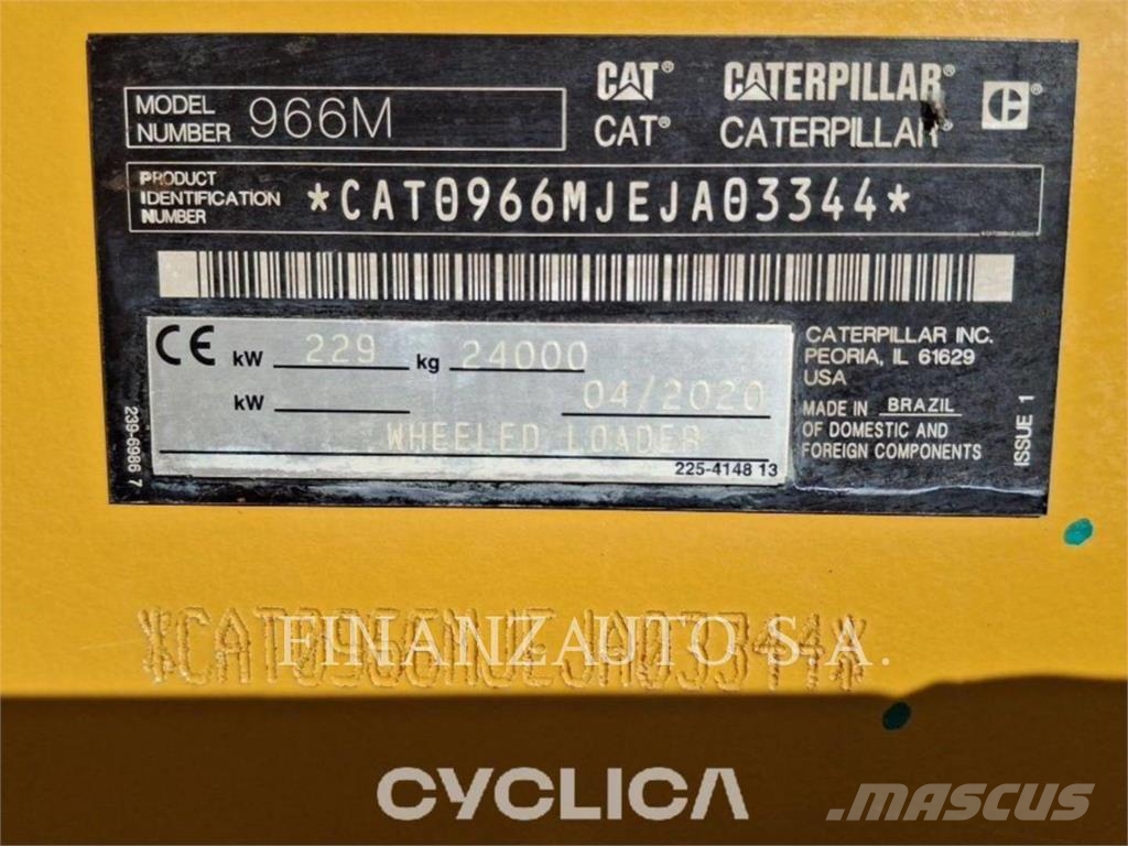 CAT 966M Naudoti ratiniai krautuvai