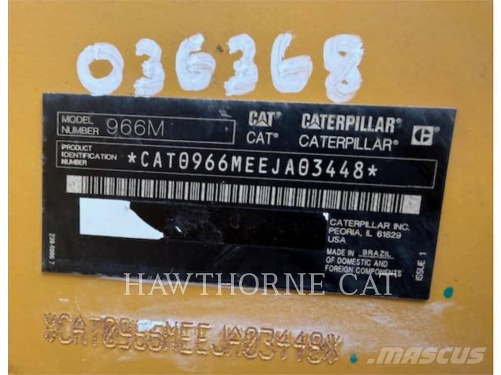 CAT 966M Φορτωτές με λάστιχα (Τροχοφόροι)
