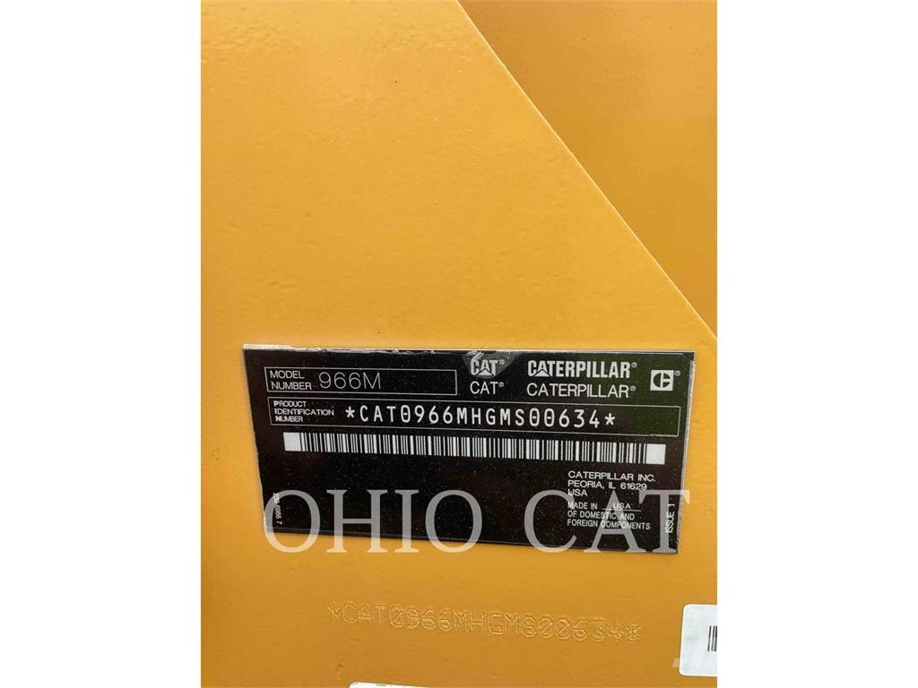 CAT 966M Gumikerekes homlokrakodók