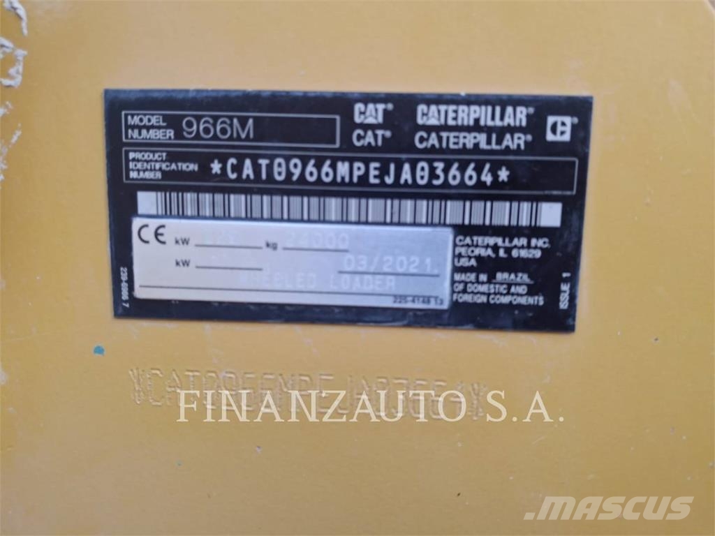 CAT 966M Cargadoras sobre ruedas