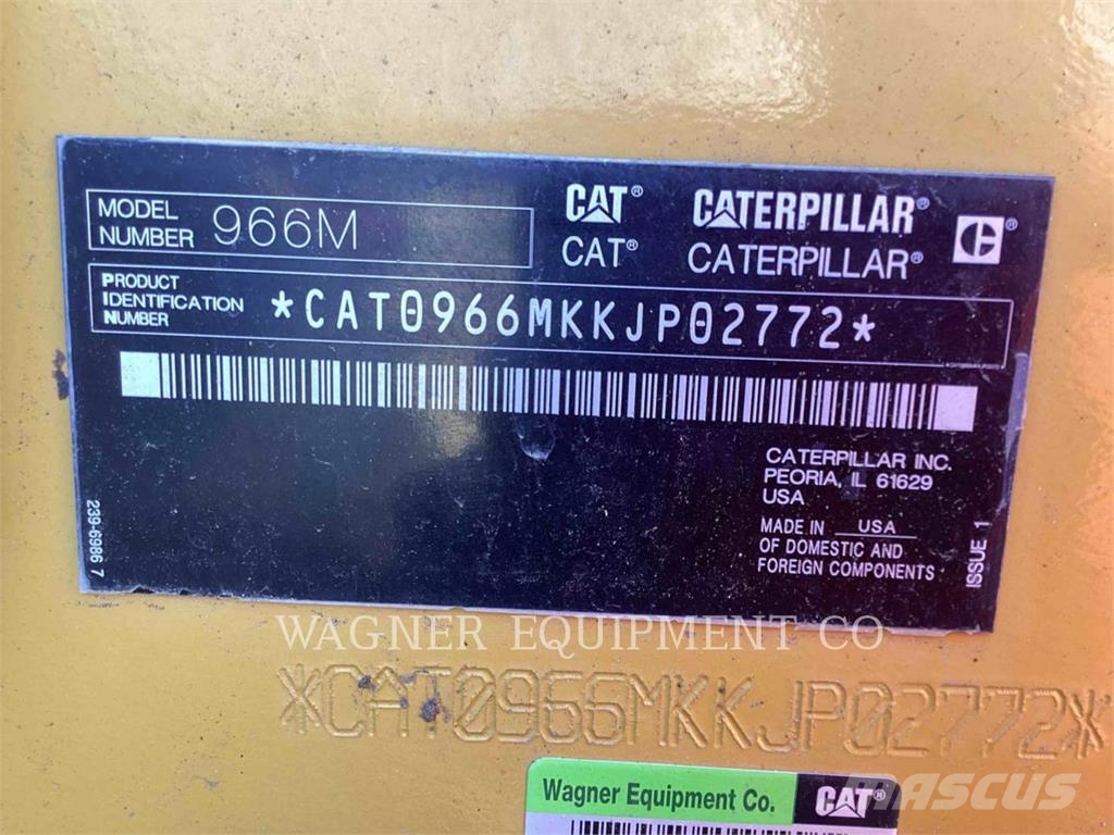 CAT 966M Carregadeiras de rodas