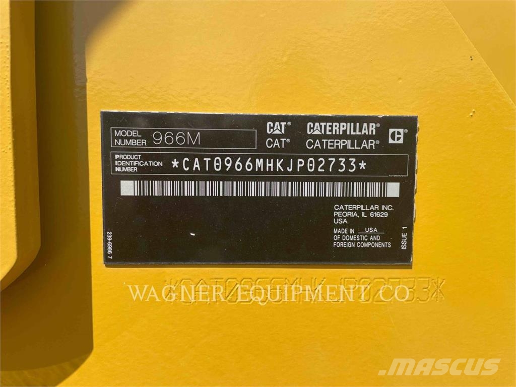 CAT 966M FC Cargadoras sobre ruedas