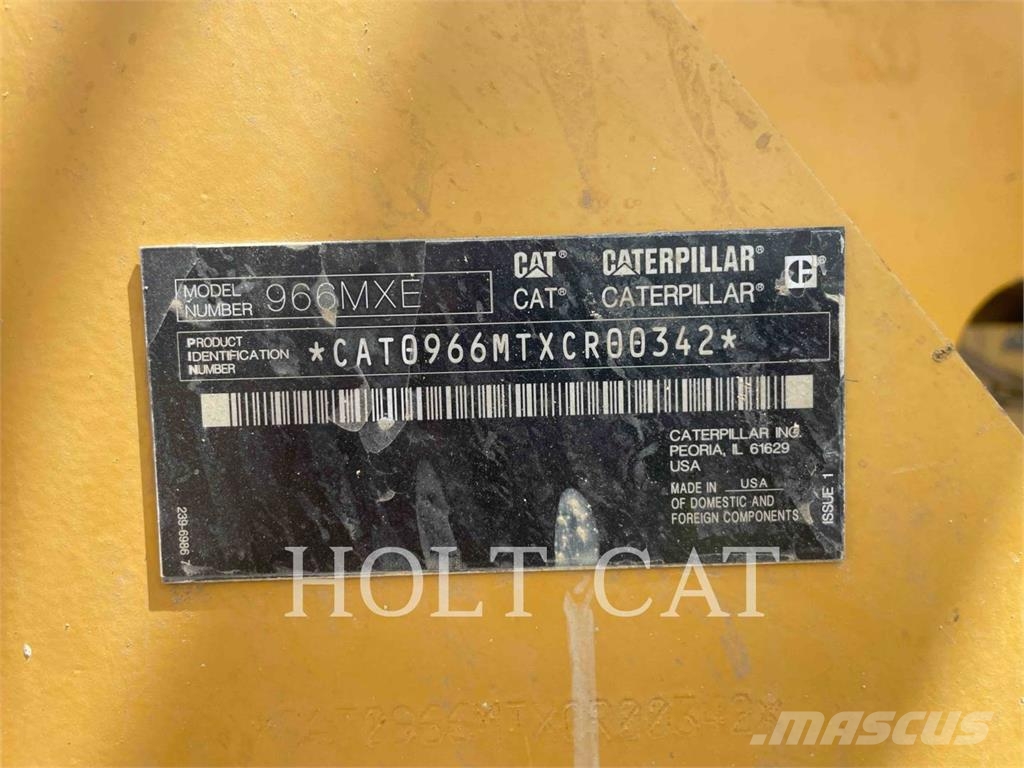 CAT 966MXE Cargadoras sobre ruedas