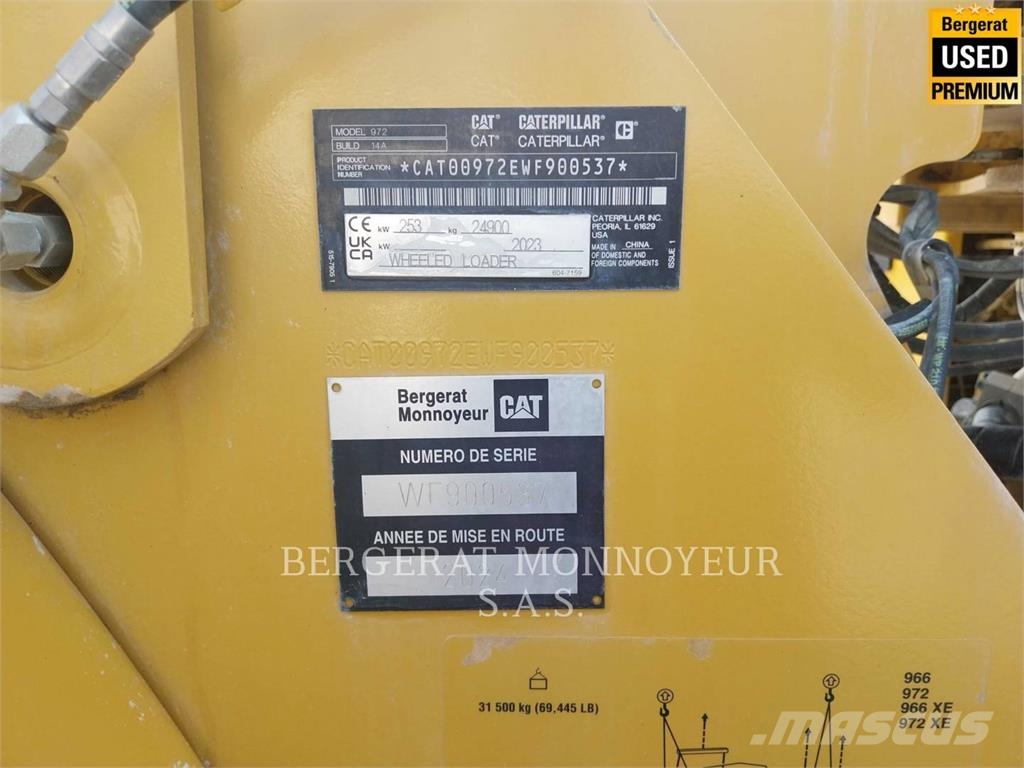 CAT 972 Kolesni nakladalci