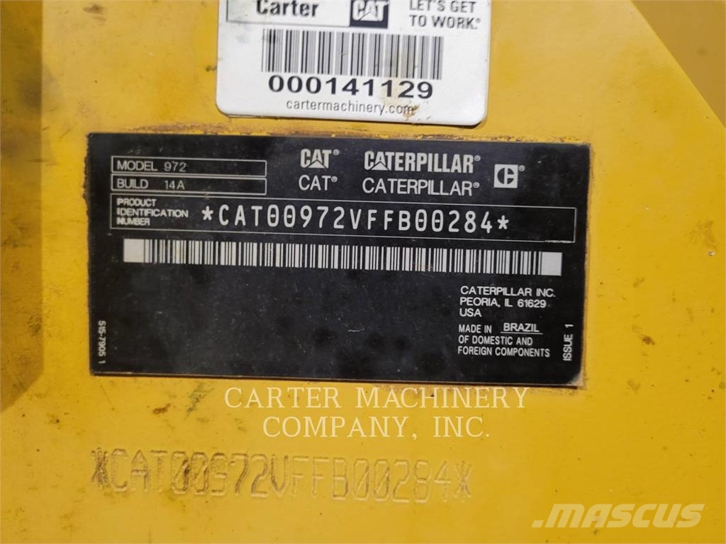 CAT 972-14 لوادر بعجل