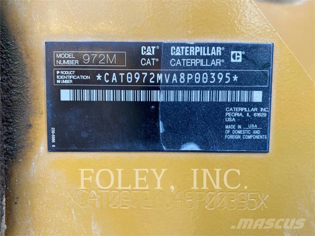 CAT 972M 휠로우더