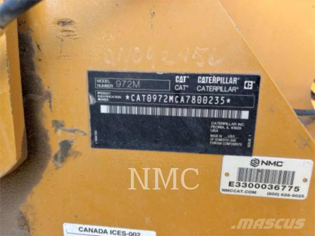 CAT 972M Φορτωτές με λάστιχα (Τροχοφόροι)