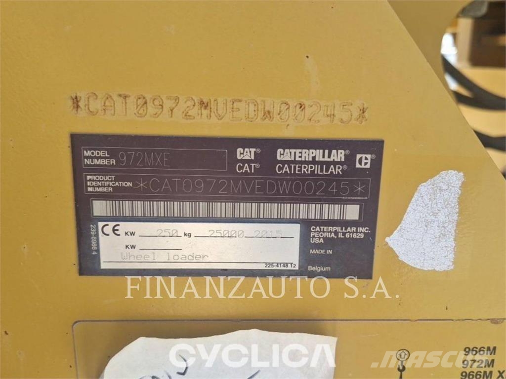 CAT 972M  휠로우더